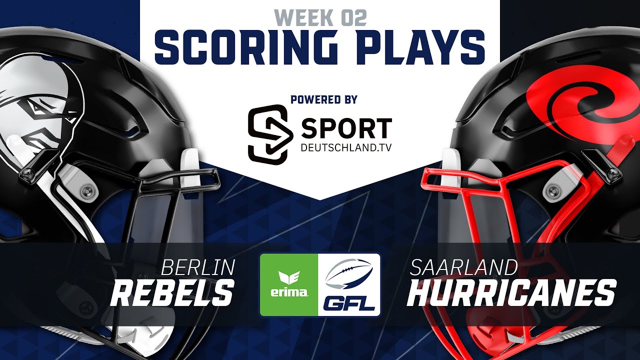 Berlin Rebels vs. Saarland Hurricanes | Highlights - ERIMA GFL, 2. Spieltag | SDTV