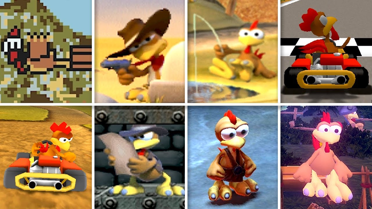 Evolution Of Moorhuhn - Crazy Chicken Games Idle Animations (1999 - 2025)