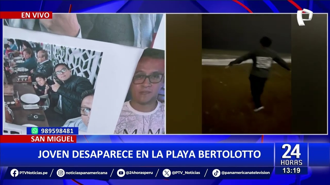 &iexcl;Familia busca a joven desaparecido en playa Bertolotto! 🌟🏖️