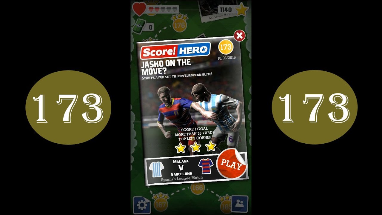 Score Hero - level 173 - 3 stars
