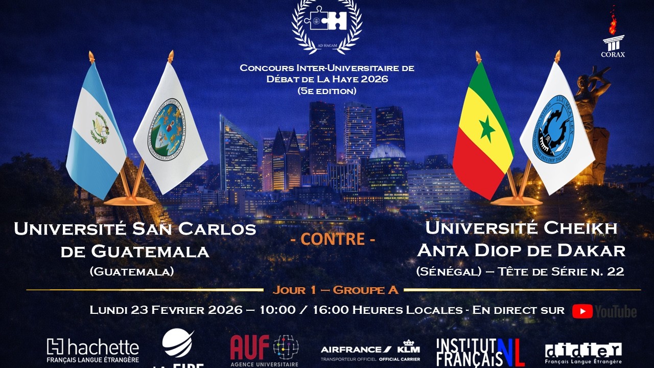 Concours 2026 - Jour 1 - Gp A - U. San Carlos de Guatemala (GUA) contre U. Cheikh Anta Diop (SEN)