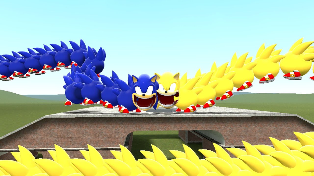 ALL FORMS ROBLOX SONIC AND SUPER SONIC VS MONSTER TAPES WHO IS STRONGEST