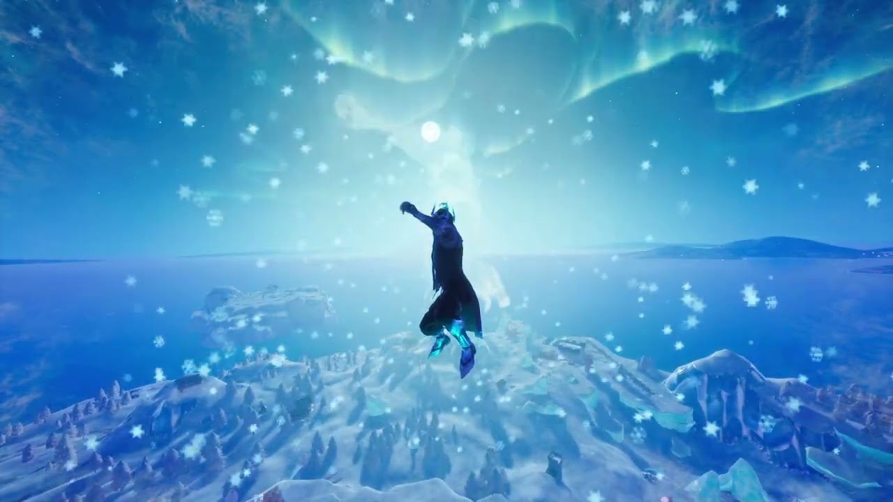 Fortnite Ice King event in replay mode 