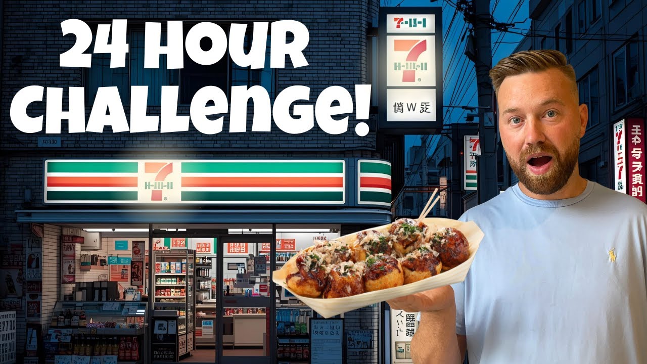 Eating ONLY at Japanese Convenience Stores for 24 Hours!