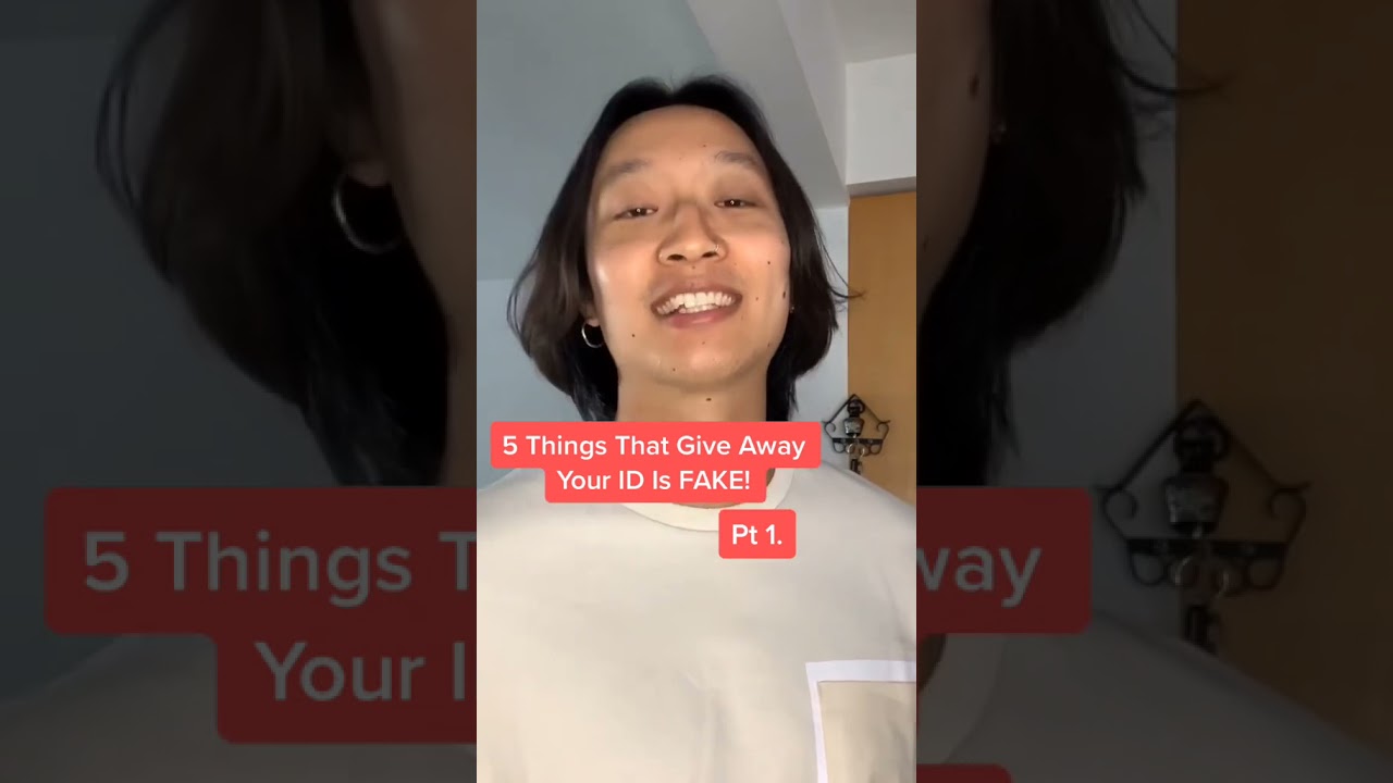 5 things that give away your FAKE ID