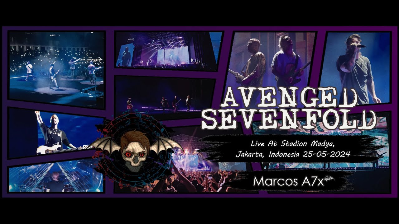 Avenged Sevenfold Live At Stadion Madya, Jakarta, Indonesia 25-05-2024