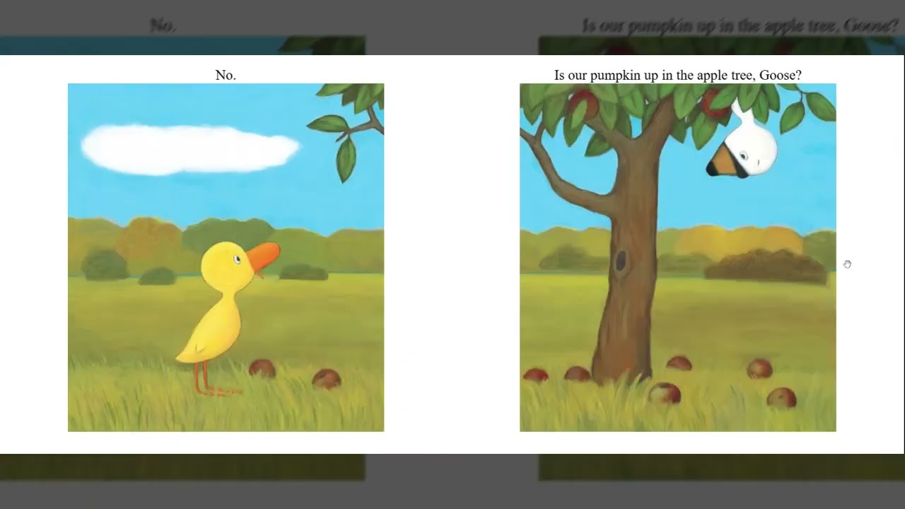 Duck and Goose Find a Pumpkin by Tad Hills, a Fall Read Aloud