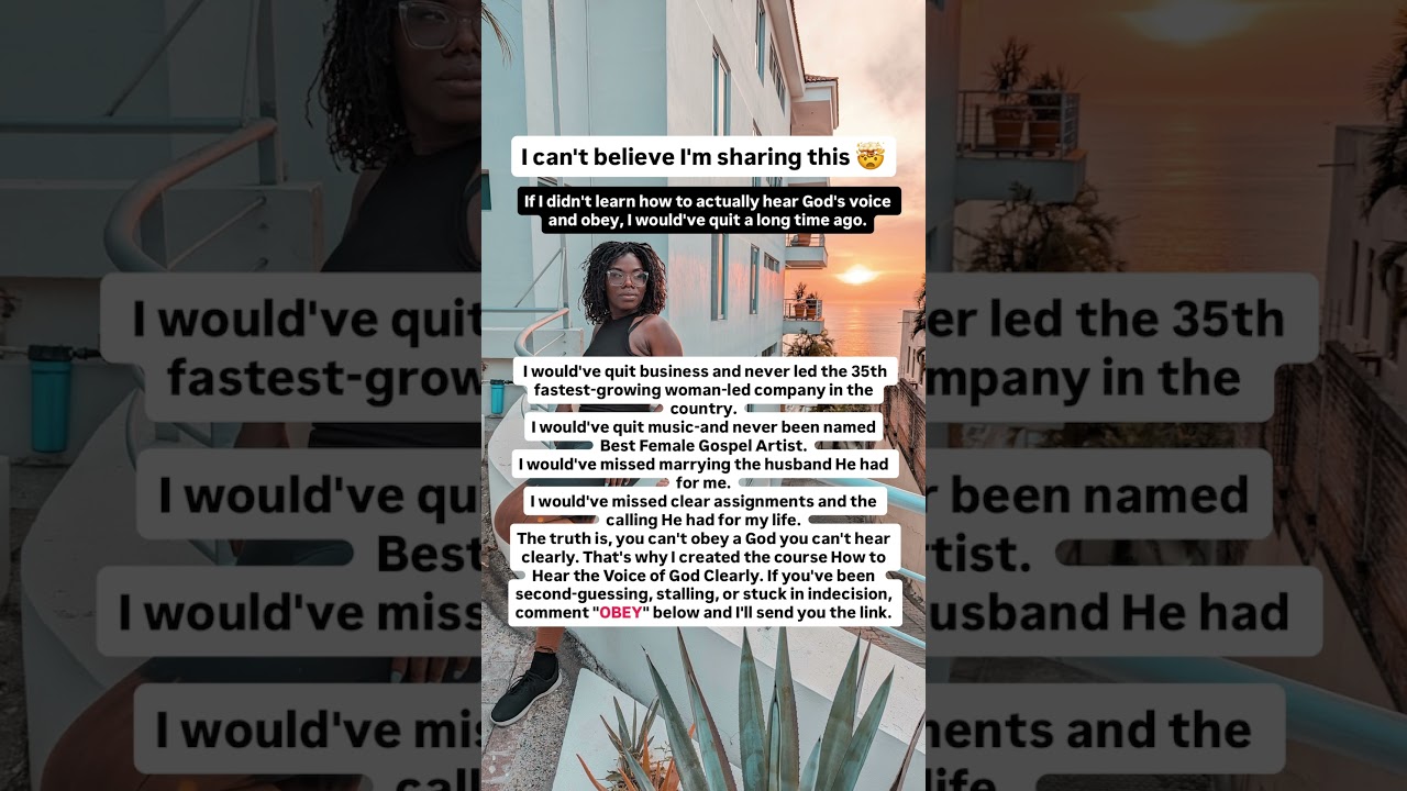 Если бы я не научился по-настоящему слышать голос Божий и повиноваться Ему, я бы давно сдался.