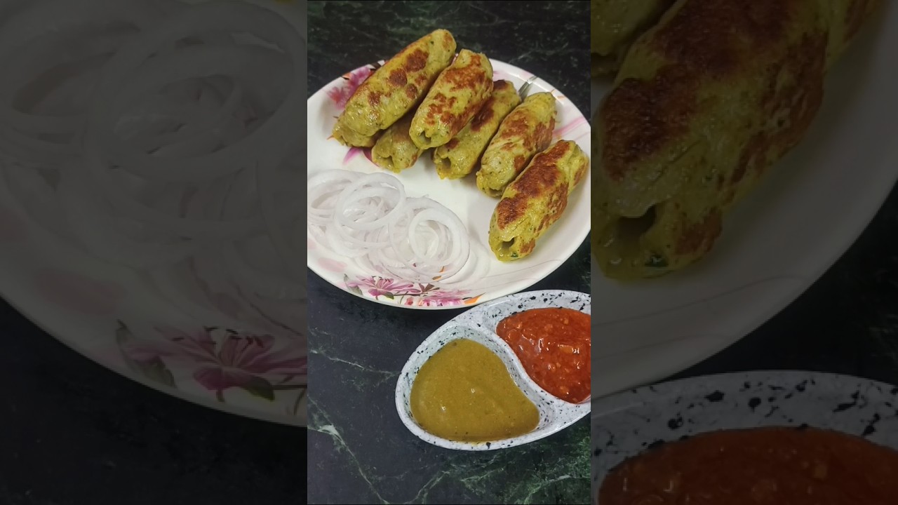 Simple ingredients | chicken kabab 😋 🔥