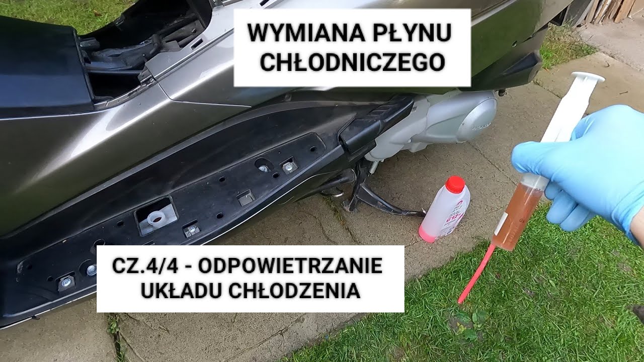 Honda S-Wing 125 - Wymiana płynu chłodniczego cz.4/4 | #motovlog 15
