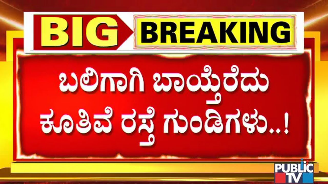 Public TV Reality Check: Potholes Rule Goraguntepalya Junction Roads and Veerannapalya Roads