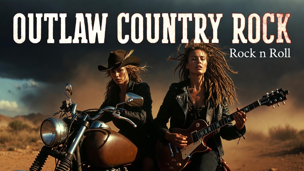 Outlaw Country Rock 🔥 From Dust to Dawn 🎸 Country Rock for Long Night Drives