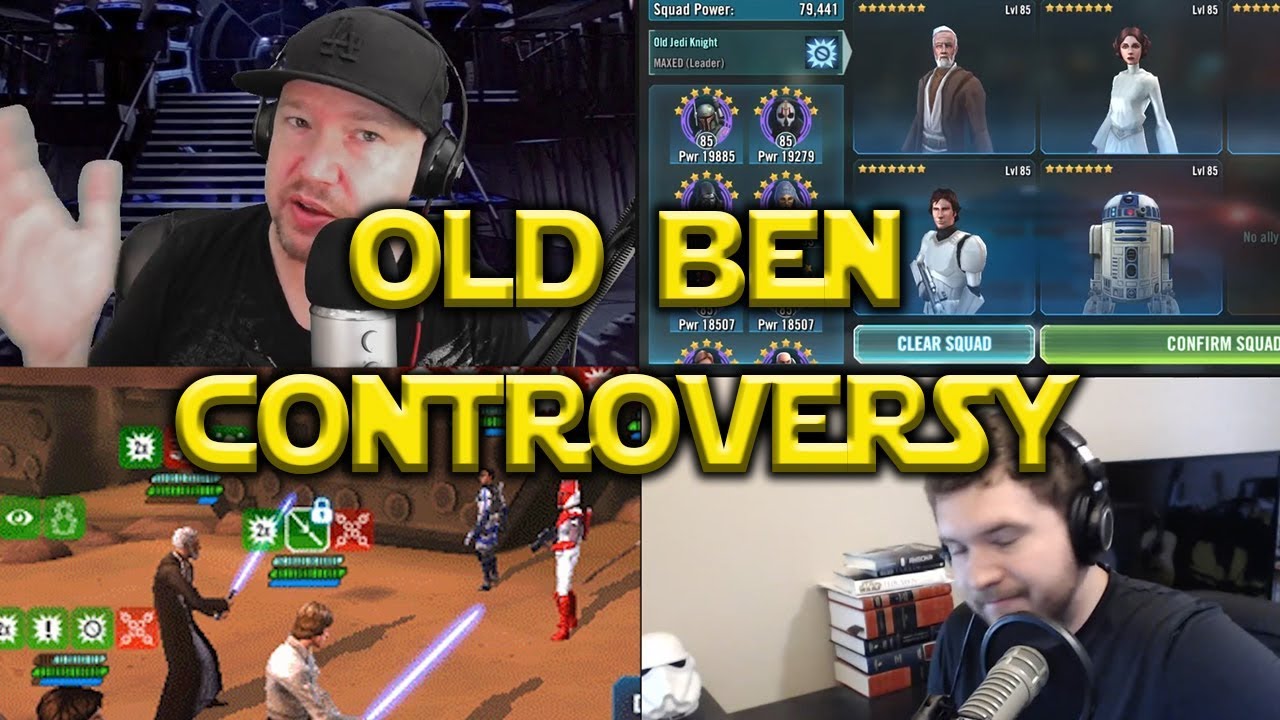Star Wars: Galaxy Of Heroes - Old Ben Controversy For Unlocking Commander Luke