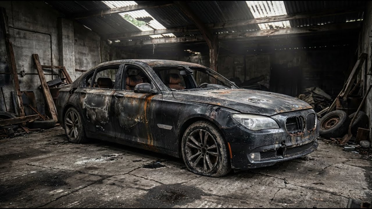ASMR Car Restoration! Full Restoration 2012 BMW 750Li from Burnt Condition to Looking New