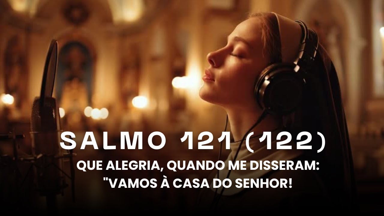 SALMO 121 - 122 Que alegria, quando me disseram Vamos à casa do Senhor!