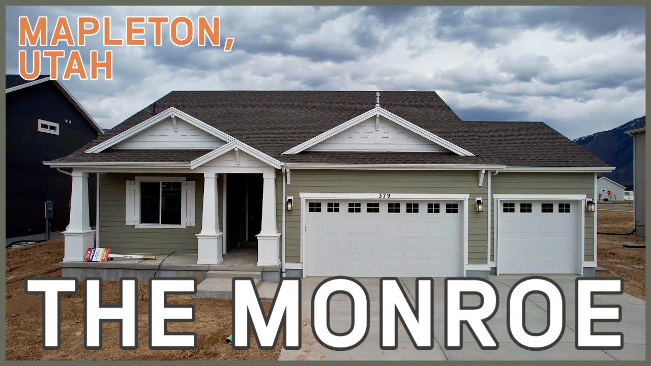Utah Home Tour: Dr Horton, Mapleton Grove, The Monroe, 3 bed, 2 bath