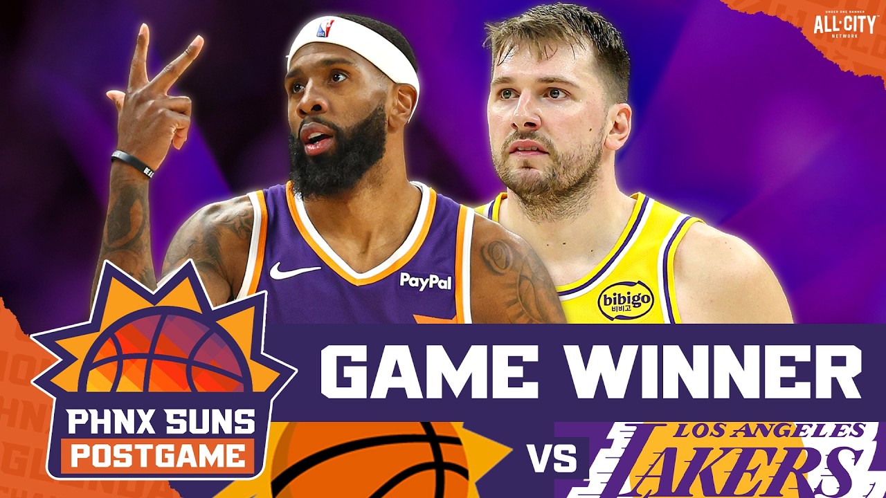 POSTGAME: Phoenix Suns Get MASSIVE WIN Over Luka & Lakers After Royce O'Neale GAME WINNER