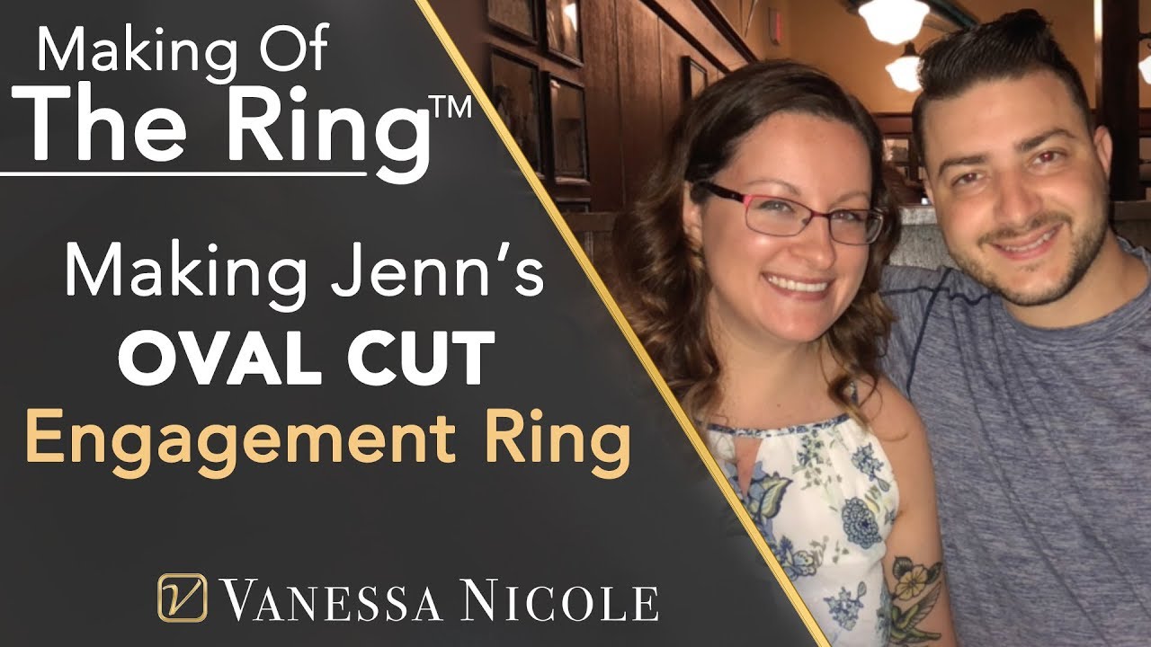 Making Jenn's Oval Cut Rose Gold Engagement Ring | Vanessa Nicole Jewels