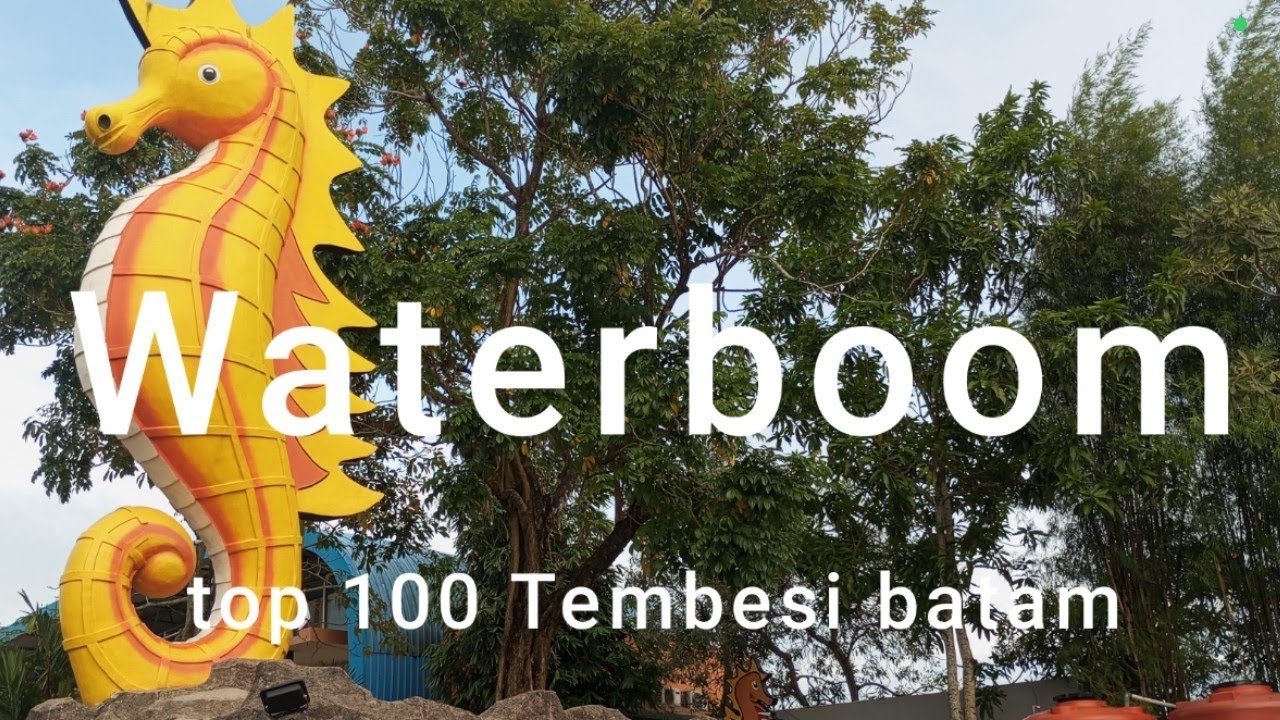 Waterboom top 100 Tembesi pulau Batam #pulaubatam #wisata
