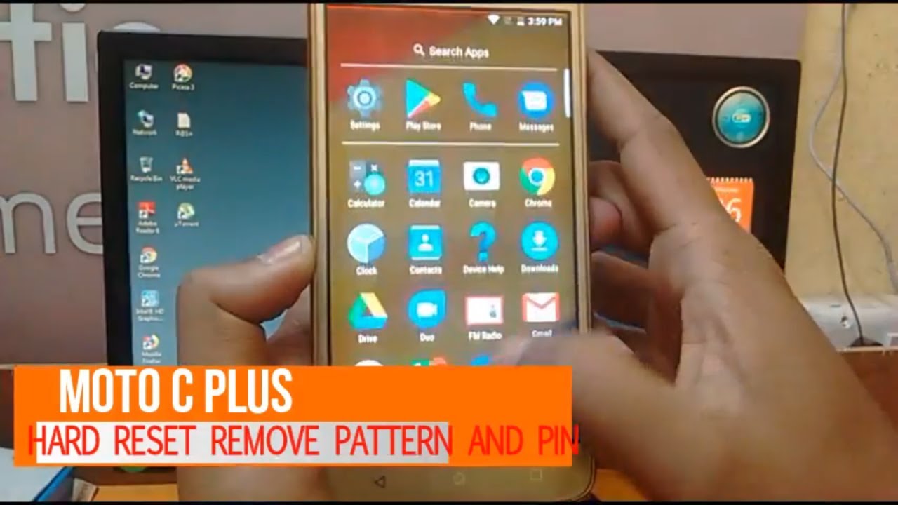 Moto C plus (xt1721) Hard Reset.