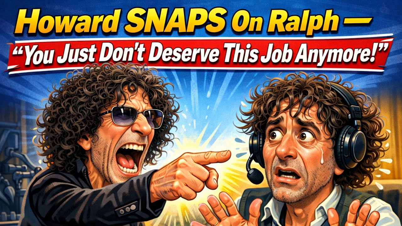 Howard SNAPS On Ralph — “You Just Don’t Deserve This Job Anymore!”