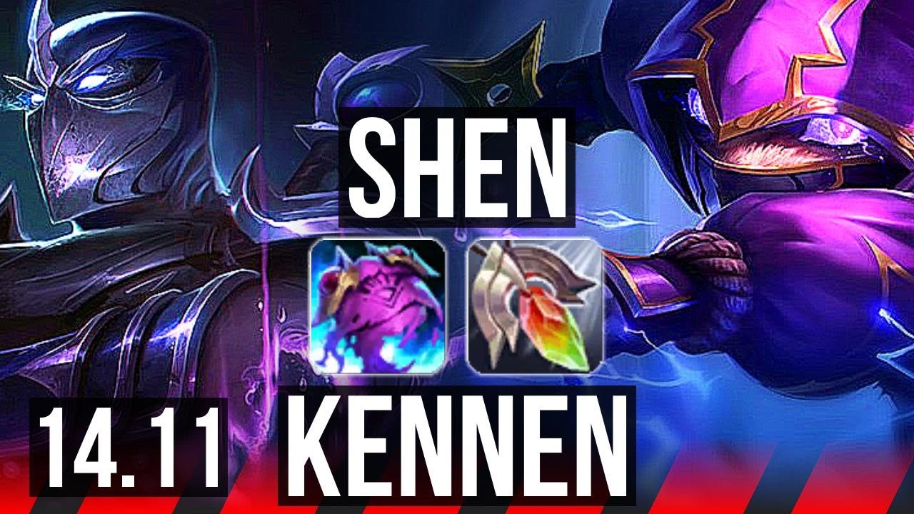 SHEN vs KENNEN (TOP) | Rank 3 Shen, 600+ games, 3/3/13 | EUW Challenger | 14.11