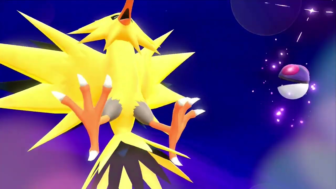 Shiny Zapdos - Pokémon Let's Go Pikachu & Eevee