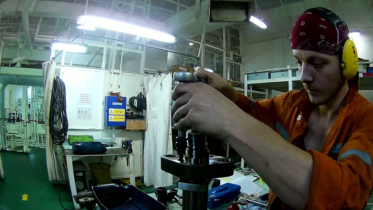Fuel Injector Valve, Overhaul, Test, Maintenance, MAN 6S46ME, Electronic Engine