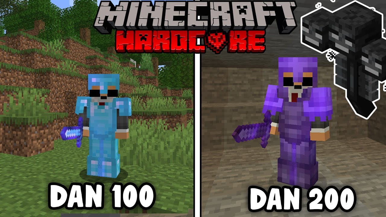 Preziveo Sam 200 Dana u HARDCORE Minecraftu.. Desilo Se Ovo?