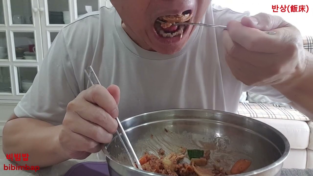 반상(飯床),Korean Table, Mukbang #Bibimbap #비빔밥