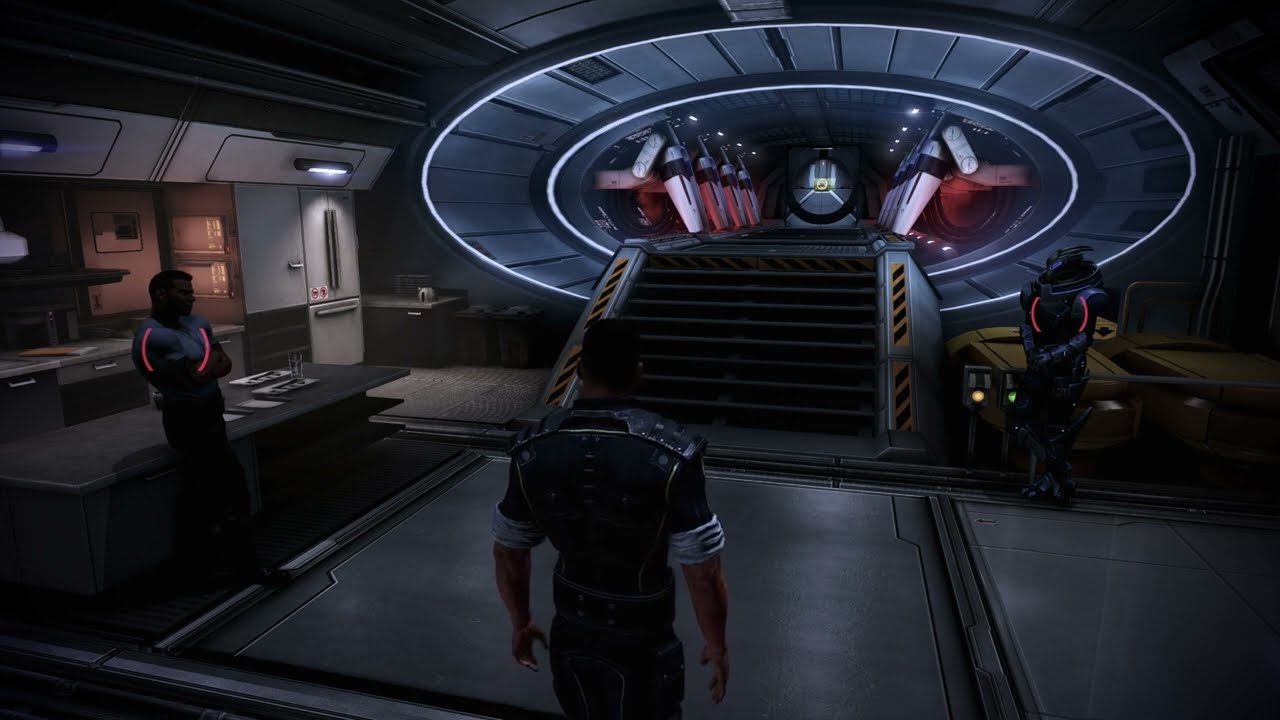 Garrus doesn't know what a chicken is (Vakarian VS Vega)