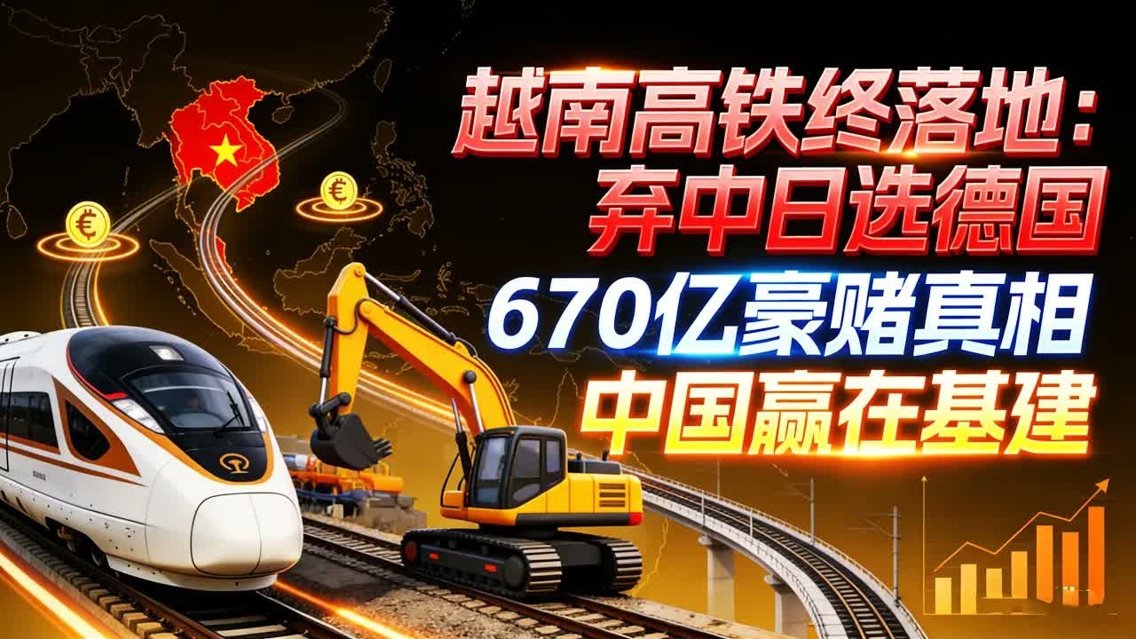 西门子未运营列车敢卖越南？中国高铁看似出局，实则掌握东南亚主动权？#越南高铁风云#中国高铁出海记#东南亚基建博弈#泛亚铁路进展#高铁技术转让争议#中老铁路四周年#雅万高铁运营成果#地缘政治