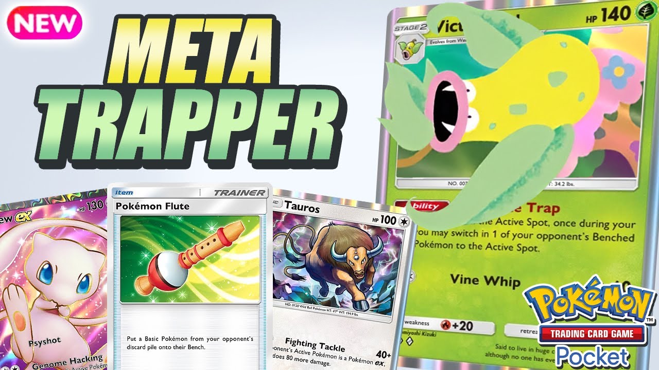 The NEW VICTREEBEL Deck is INSANE ! COUNTERS MEWTWO EX & CELEBI EX ! - Pokemon TCG Pocket