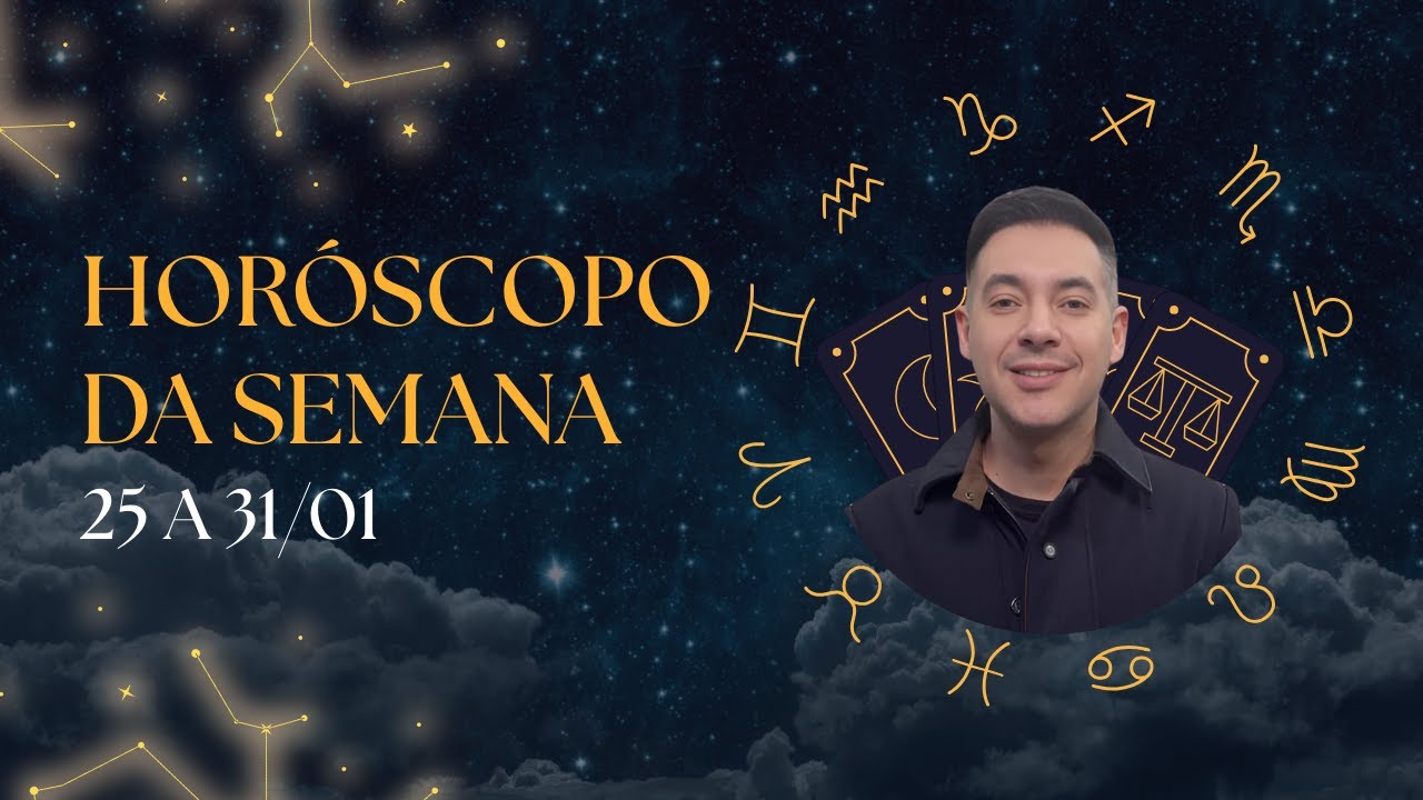 Horóscopo de 25 a 31/01/2026 | Edu Scarfon
