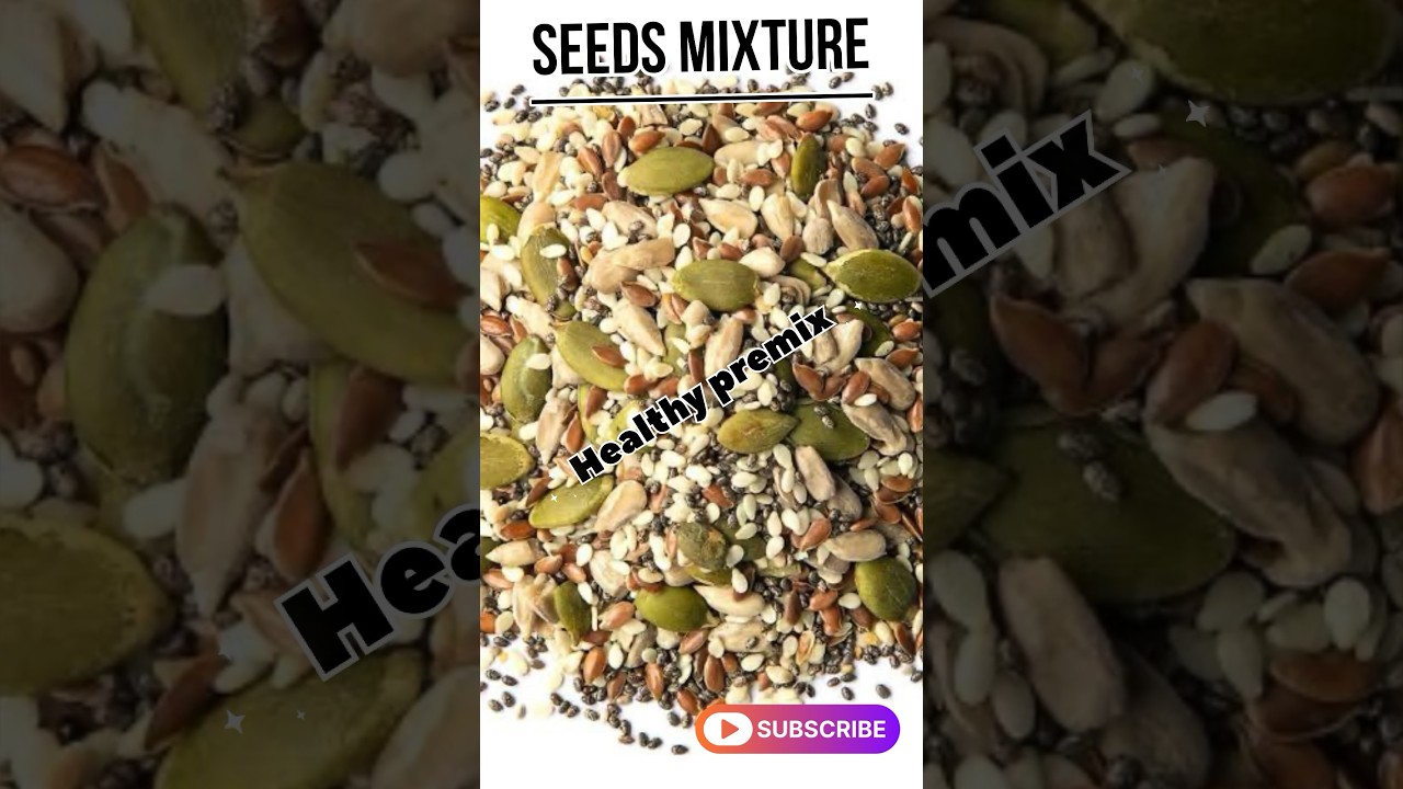 healthy multi seeds mix | roasted seeds recipe | #shorts #recipe #shortsfeed #ifuprince