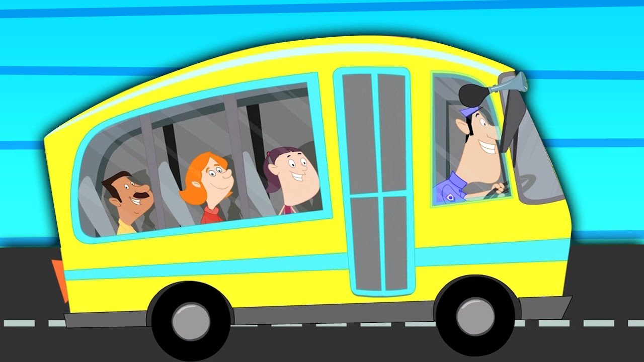 Rodas no ônibus | Rima de berçário | Canção para crianças | Rhyme For Kids | Wheels on the Bus