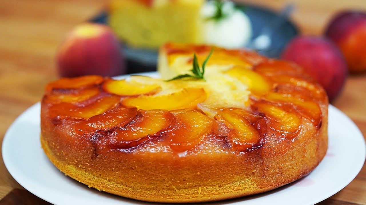 🍑БЫСТРЫЙ ДЕСЕРТ с Персиками, Пирог с Персиками или Торт с Персиками | Шеф Пауль Константин