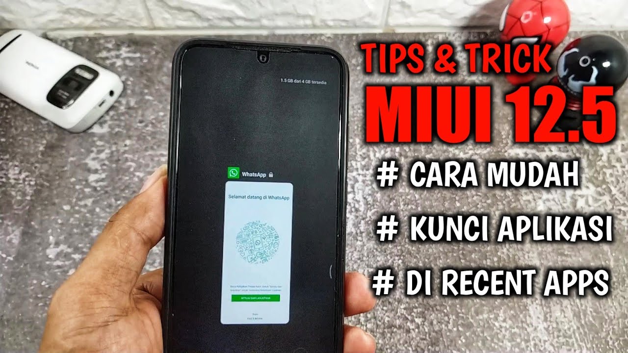 Tutorial Cara Kunci / Lock Aplikasi MIUI 12.5 di Recent Apps || Redmi Note 7 V12.5.1.0 Android 10