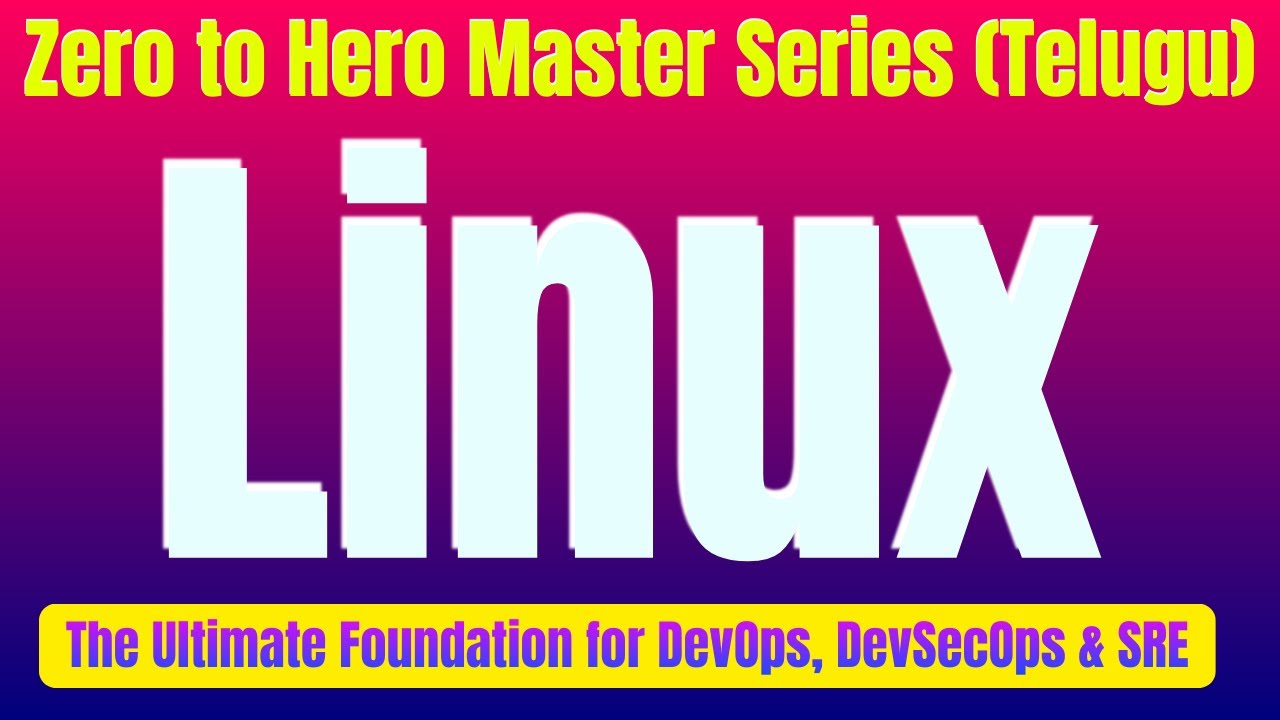 Linux for DevOps DevSecOps & SRE Professionals | Telugu Session | #linuxbykk #devopsbykk