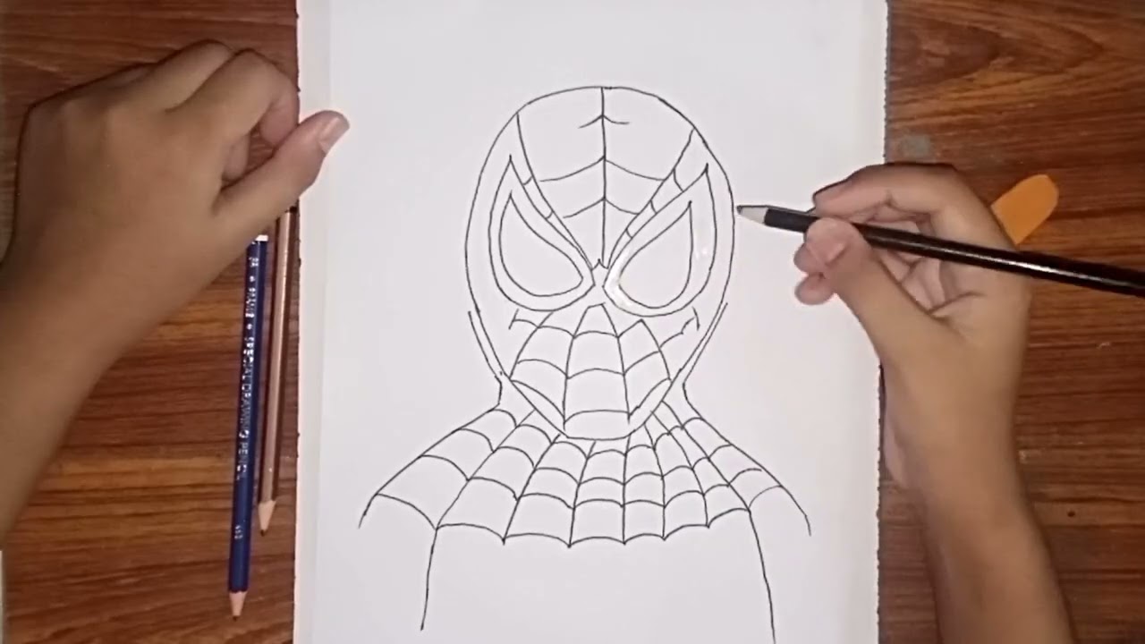 How to Draw Spiderman | Spiderman Drawing Tutorial Easy for Kids & Beginners