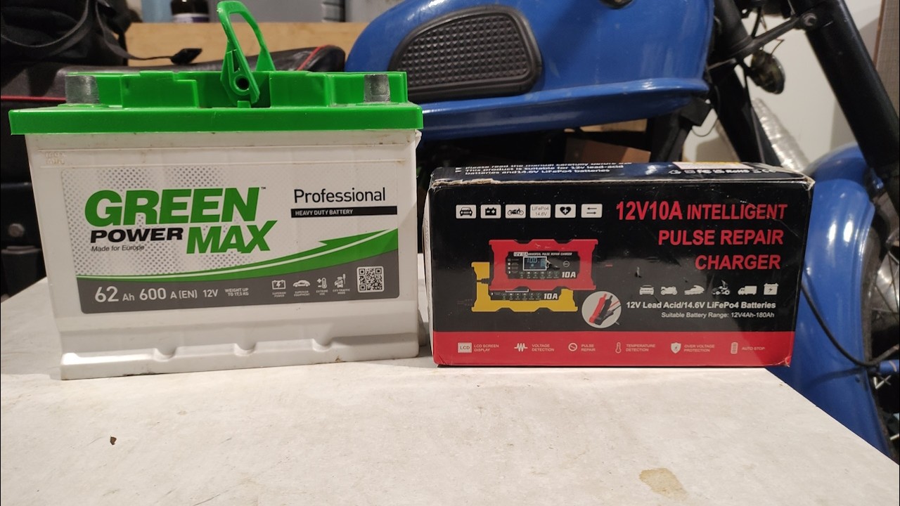 Китайское зарядное для авто аккумулятора 10A   распаковка и краткий обзор режимов