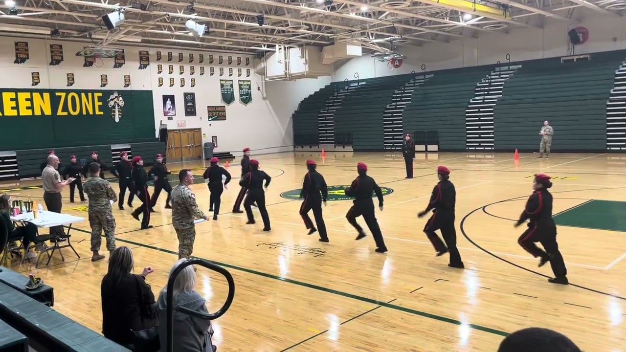 🥇Waukegan hs drill team, 1st place Unarmed exhibition platoon 🥇