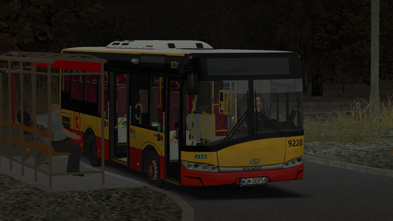 OMSI 2 1080p 60fps Warszawa Wilanów, Linia 264 + Solaris Urbino 8.9 #9220