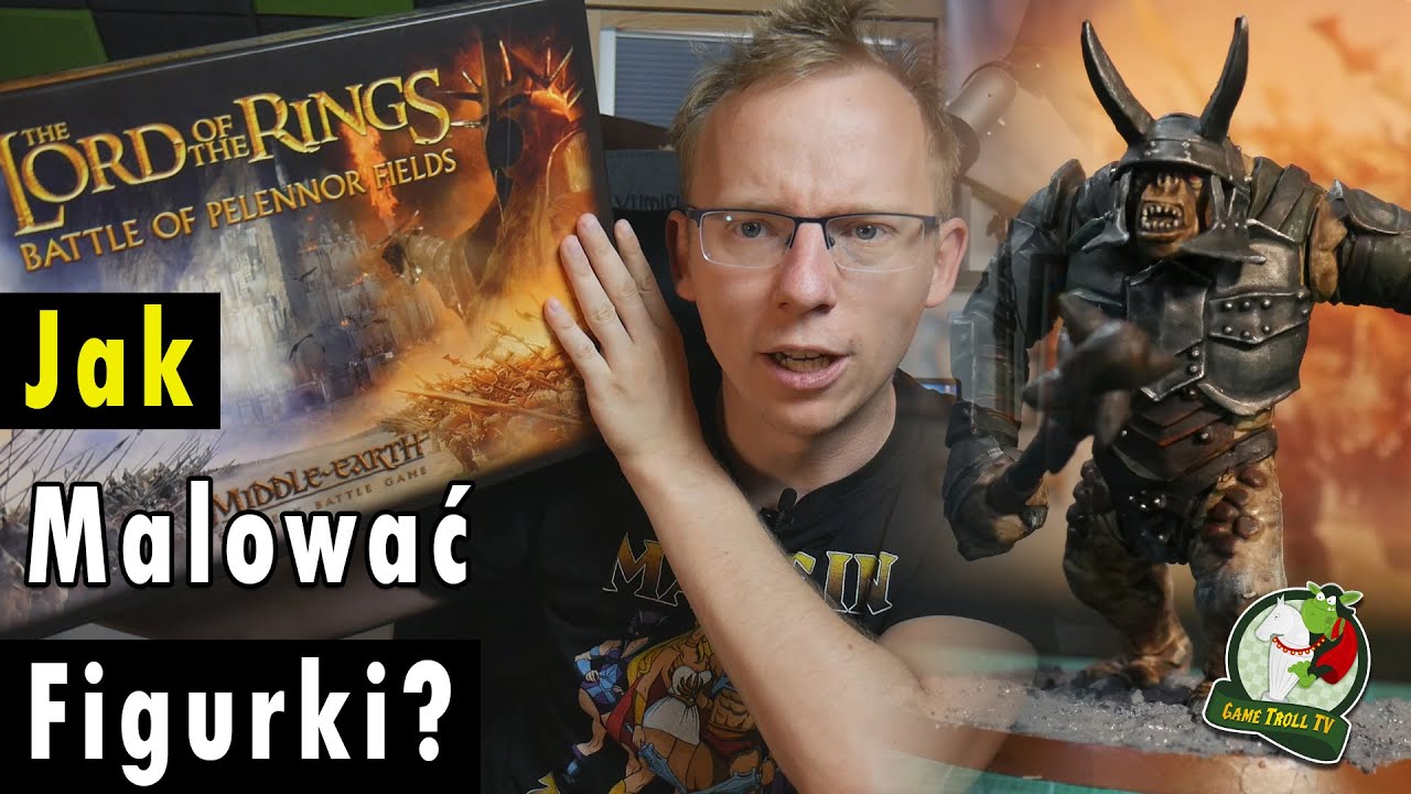 Jak malować figurki? Troll z Władcy Pierścieni | ŁORKshop 11