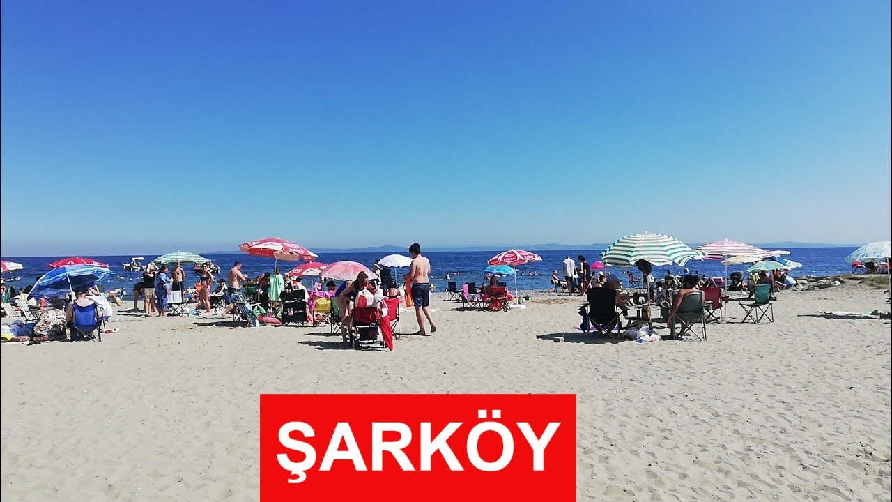 ŞARKÖY PLAJLARI DOLDU TAŞTI HER YER DOLU TEMMUZ 2023  = 1700 =