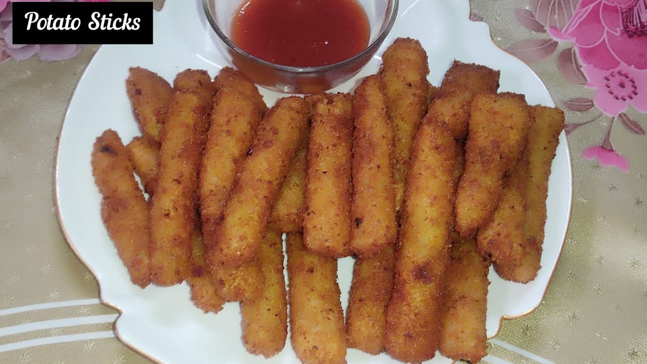 Crispy Potato Sticks Recipe | Easy Potato Sticks Recipe |