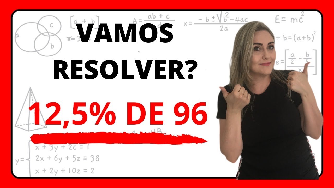 VAMOS RESOLVER PORCENTAGEM COM N&Uacute;MERO DECIMAL??