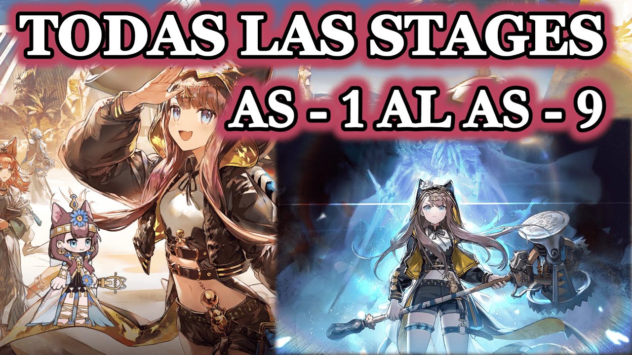 Guia Primera Parte Evento Pepe AS-1 al AS-9 Arknights en Español