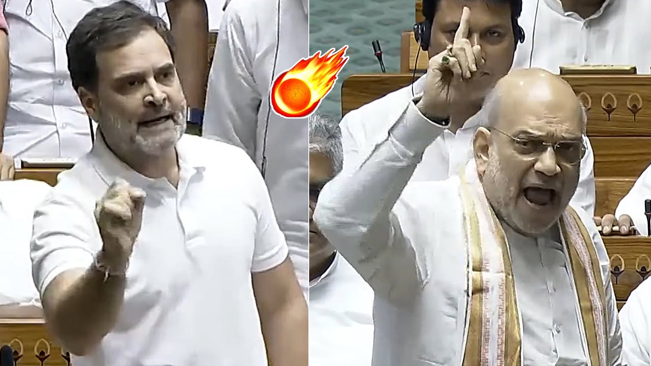 Heated Argument Between Rahul Gandhi Vs Amit Shah In Lok Sabha | PM Modi | Congress Vs BJP
