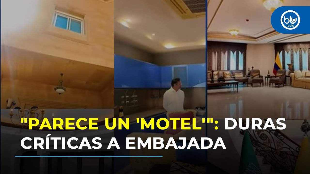 Así es la lujosa Embajada de Colombia en Riad que muestra Petro y causa polémica en redes